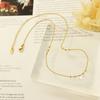 Cold Wind Does Not Fade Temperament Bright Zircon Pendant Necklace Female Personality Fashion Collarbone Chain P070