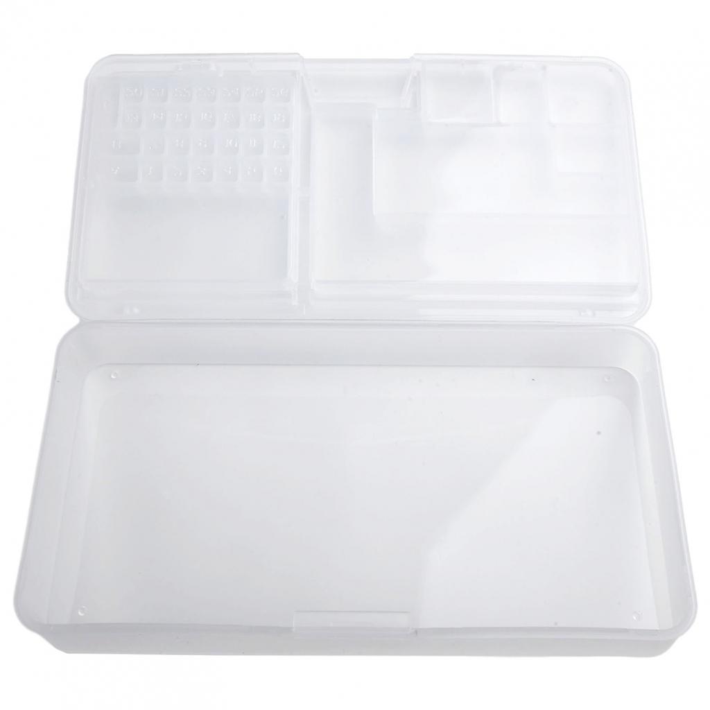 PVC Plastic Rectangle Transparent Stationery And Small Tools