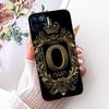 For Motorola Moto G 5G Plus Case Cover Silicone Luxury Crown A-Z Letters 2D Flat Pattern Soft Casing XT2075 XT2075-2 XT2075-3