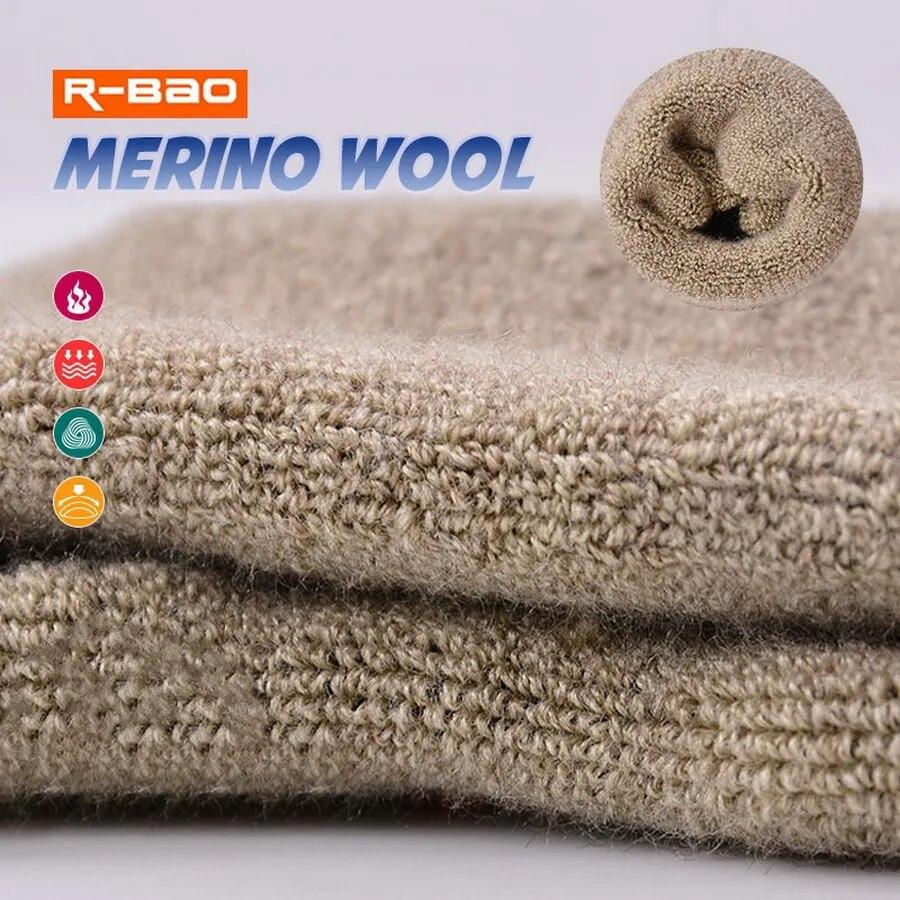 1 Pairs Merino Wool Thermal Socks for Men Women Winter Keep Warm Outdoor Ski Hiking Socks Sports Thermococcus Thicken M L X