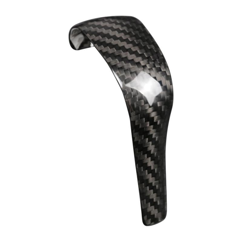 Real Carbon Fiber Gear Head Decorative Shell Shift Knob Cover For Porsche Cayenne 2011 2012 2013 2014 2015 2016 2017 Accessories