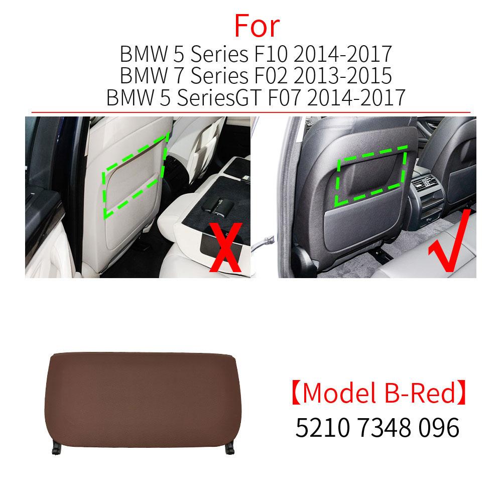 Για BMW F10 F10 F06 F07 F02 Πίσω Πάνελ Καθίσματος Αυτοκινήτου Δερμάτινο Κάλυμμα Τσέπης Αποθήκευσης Πλάτης Καθίσματος Αξεσουάρ Για BMW Σειρά 5 6 7 520 630 740