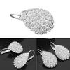 Women Fashion Luxury Shiny Rhinestone Waterdrop Pendant Earrings Jewelry KTJ