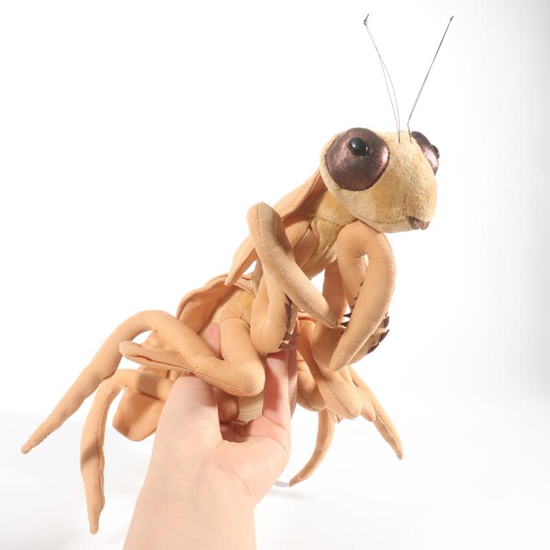Dead Leaf Mantis Plush Toys Realistic Simulated Mantis Insect Doll Exquisite Simulation Insects Toy Birthday Gift For Friend