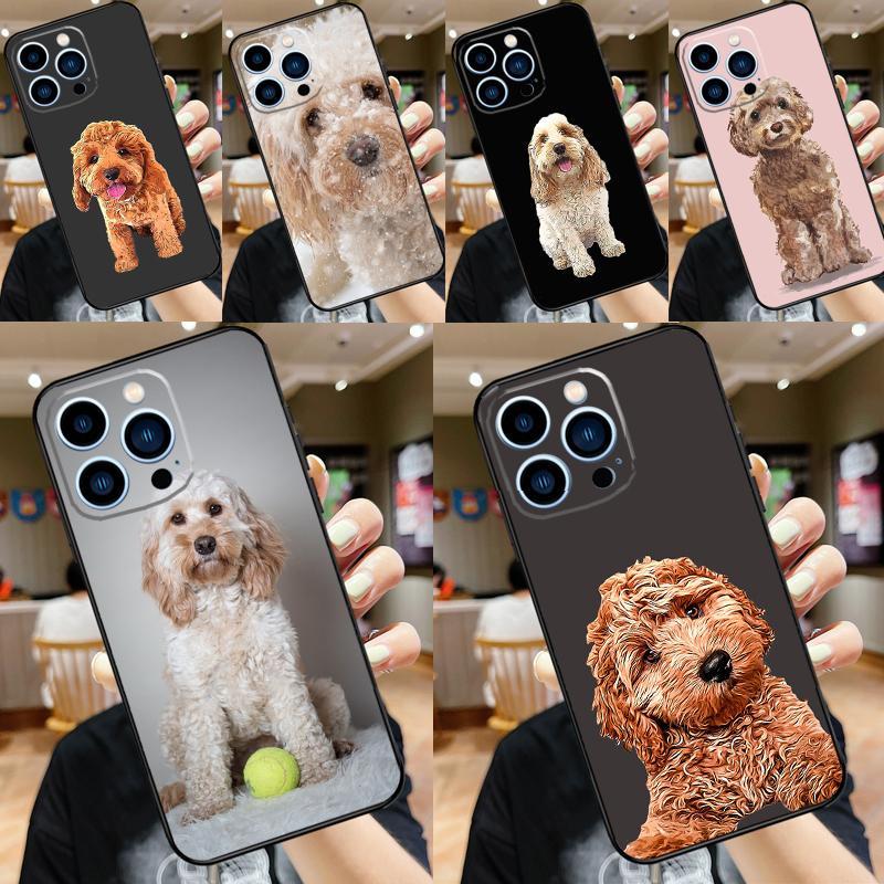 Cute Cockapoo Dog Phone Case For Samsung Galaxy S25 S26 Ultra S21 S22 S23 S24 Ultra S10 S20 Plus S25 FE Cover