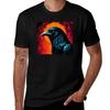 Black Crow Tshirt Performance Workout Short Sleeve Tee