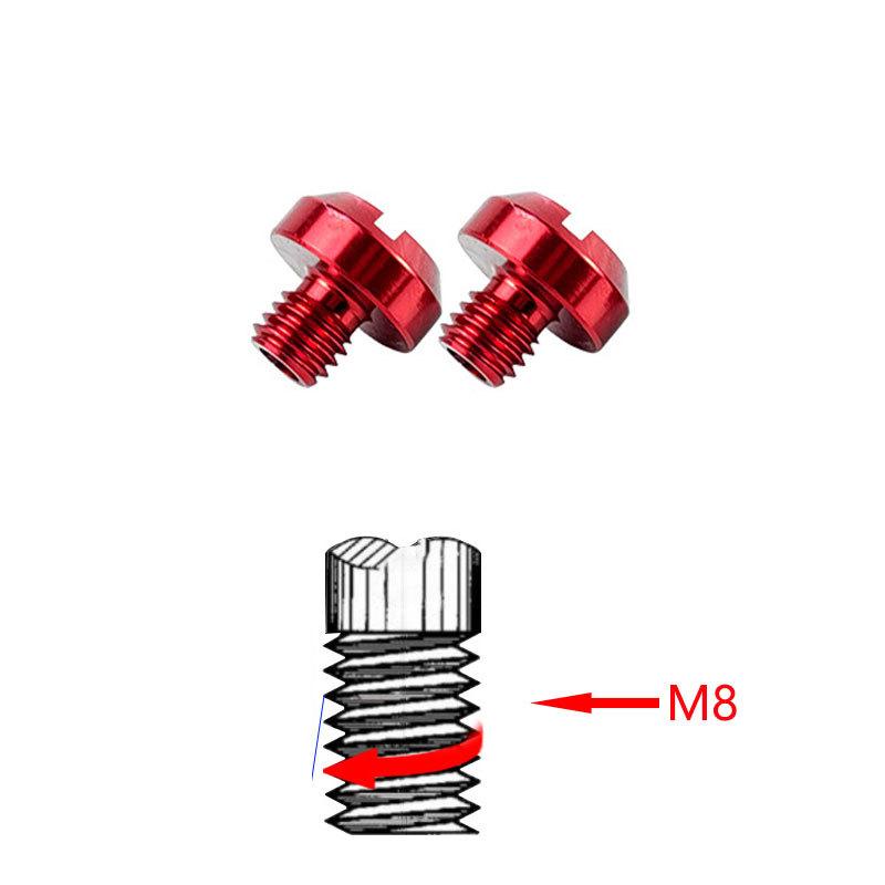 2pcs M8 / M10 Motorcycle Rear View Mirror Hole Plugs Screws Aluminum Alloy Parts Modification