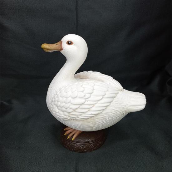 1/2Pcs Magnetic Beak Duck Statue Key Holder Resin Duck Figurine