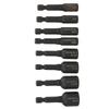 8Pcs Tap Socket High Hardness Alloy Steel 14 Hex Shank Air Screwdriver Accessories