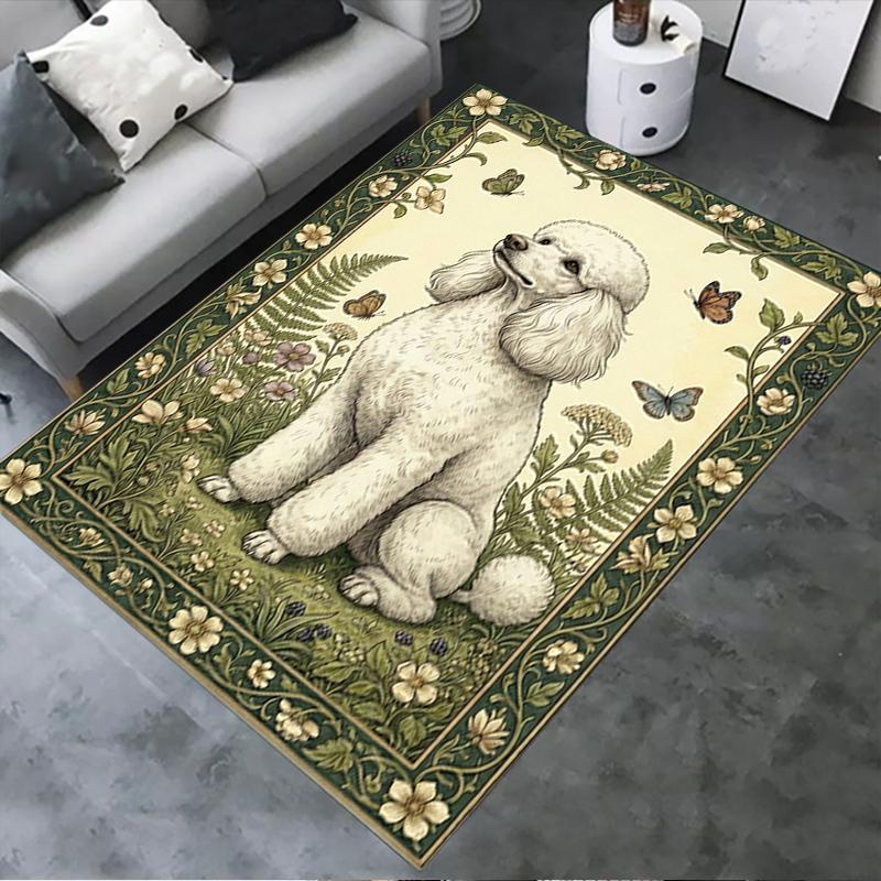 2025 New Poodle Carpet Rug for Living Room Bedroom Home Sofa Decoration,Kids play Non-slip Floor Mat99