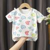 Flickor Sommar Ny Sommarkläder Stilfulla Barn Tunn T-shirt Shorts