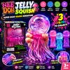 Needoh Nice Cube Sensory Stress Relieve Jellyfish Maltose Pinch Decompression Toy Slow Rebound Fidget Tool Anxiety ADHD Focus