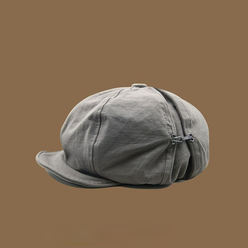 Beret Retro Cloud Hat Women's Face Show Small Artistic Painter Hat Versatile Simple Vintage Short Eaves