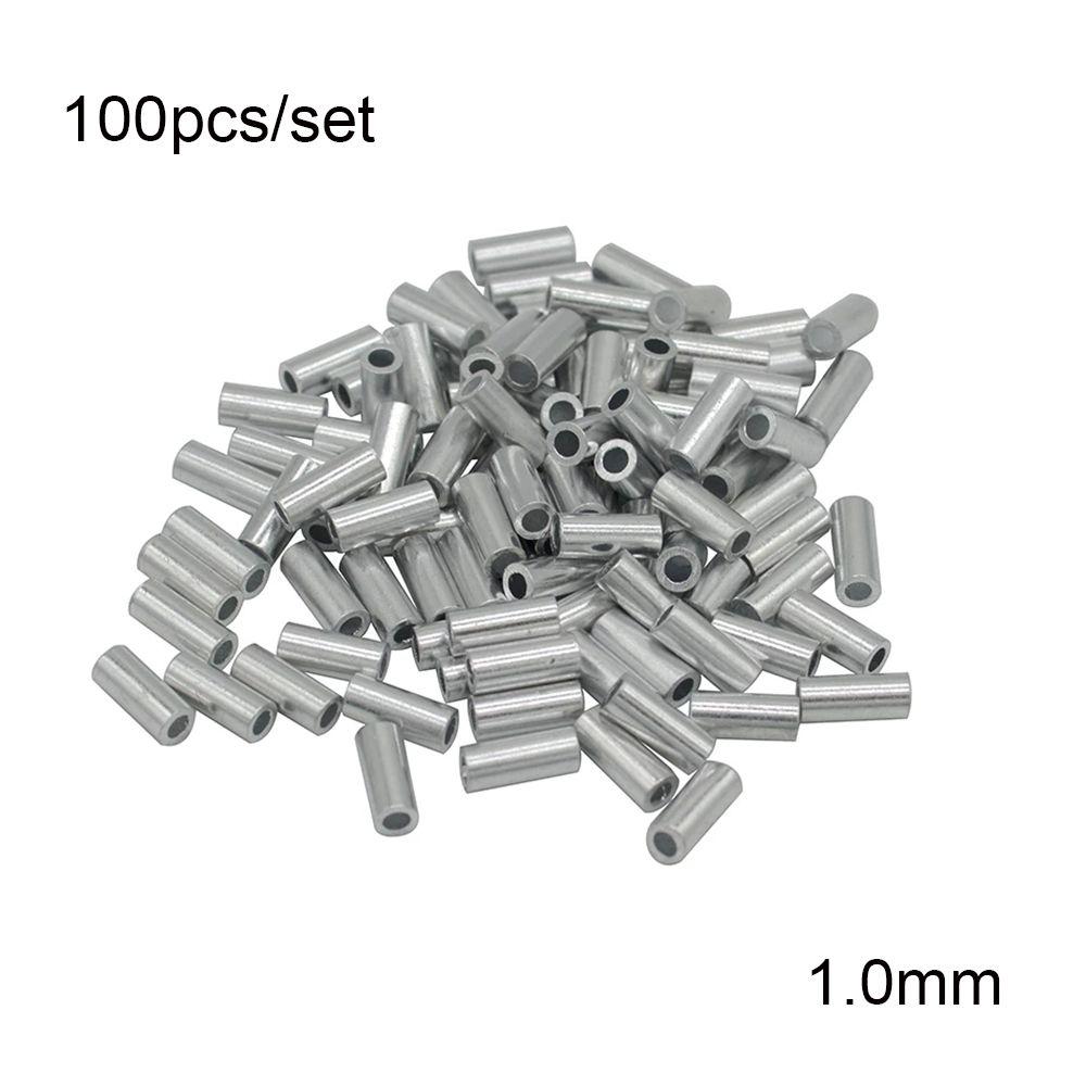 Steel High Quality Connector Line Crimping Sleeves Fishing Wire Tube Single Aluminum Crimp Sleeve