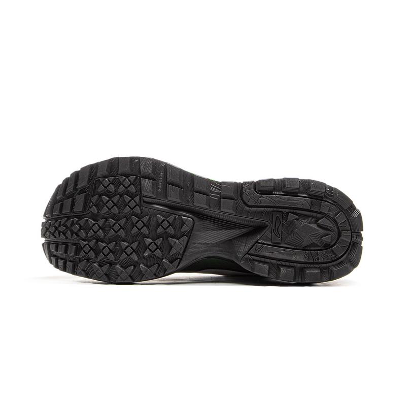 Li Ning Outdoor CF Tracing Dämpfung Rutschfest Abriebfest Niedrig geschnitten Wanderschuhe Unisex Grau Grün AHTU023-8