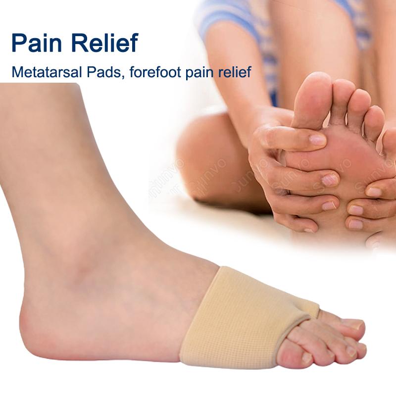 Silicone Gel Metatarsal Pads for Forefoot Pain Relief Corrector Socks Foot Cushions
