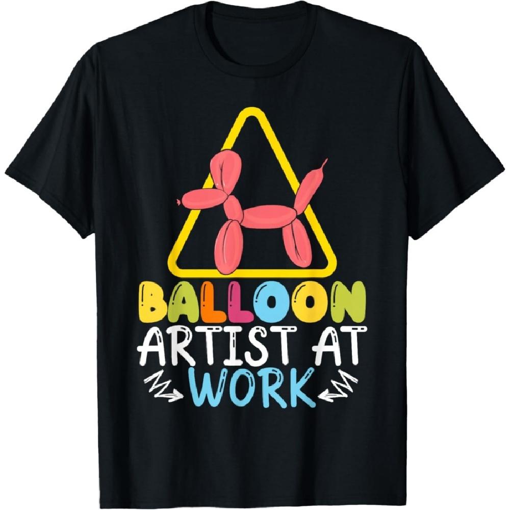 Balloon Artist At Work Balloon Twisting Balloon Modeling T-Shirt