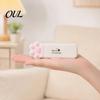 Leak-proof Pill Box Portable Box, Cute Cat Paw Design, with Sealed Buckle Lid, Moisture-Proof Macaron Color Case 3 Compartment Organizer, Medicine