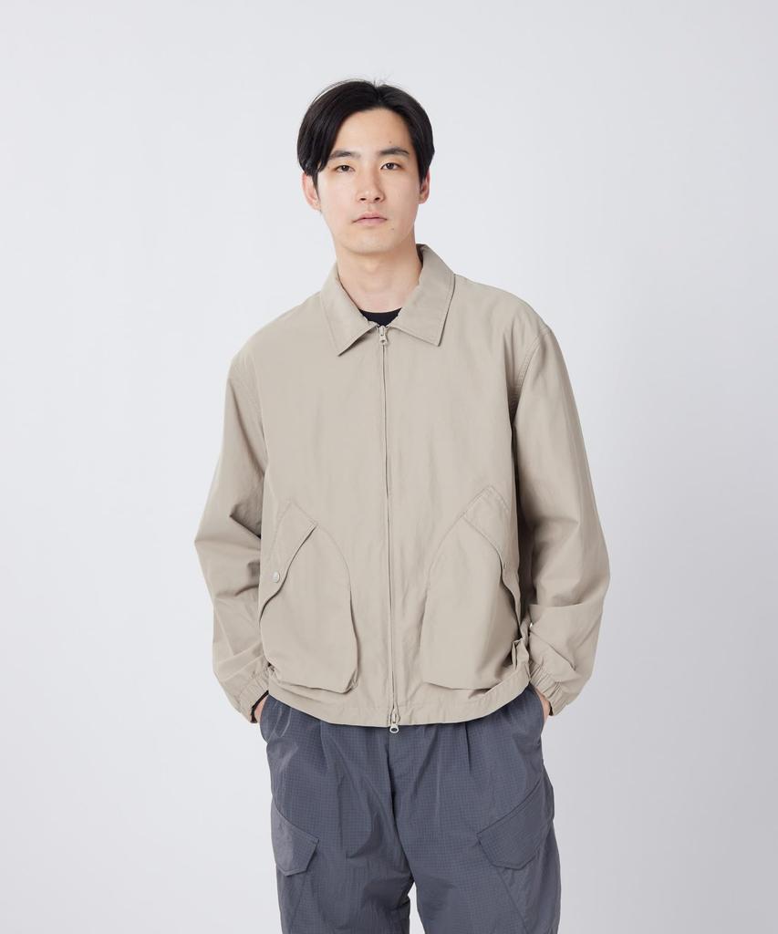 Light Dobby Cloth Harrington Jacket Outerwear Jacket BLACK M [Snow Peak] JK-26SU010 Men's Women's