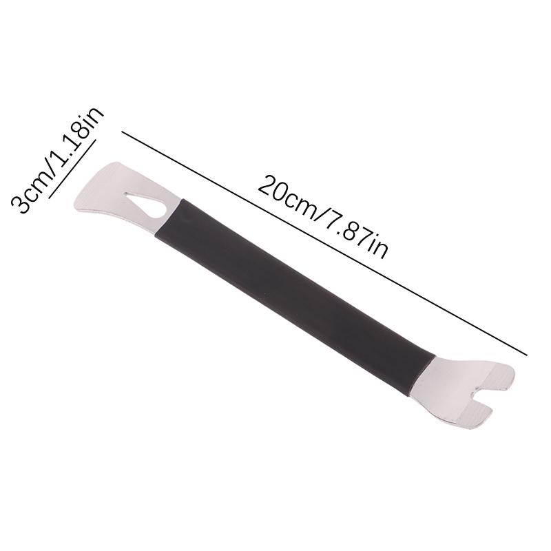 Car Trim Removal Tool Stainless Steel Durable Two-End Trim Removal Level Pry Tools Door Panel Audio Terminal Fastener Driver