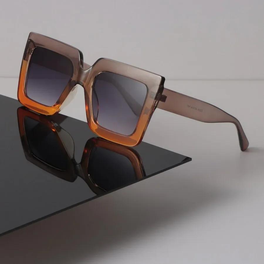 Big Square Sunglasses Women Men Retro Luxury Female Male Mirror Clear Designer Eyewear Sexy Brand Black Sun Glasses