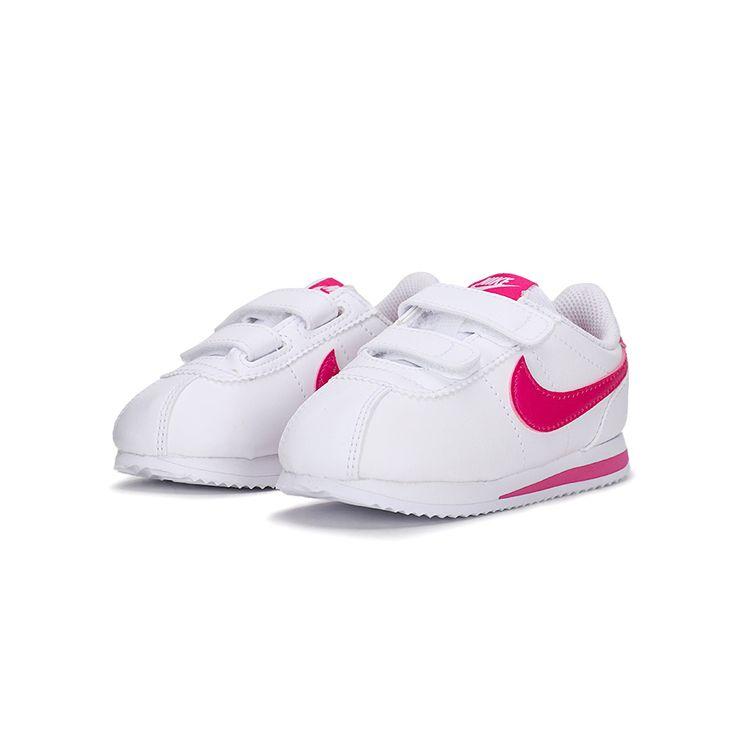 Nike Cortez Basic SL TDV White Pink Prime Baby Sneakers 904769-109