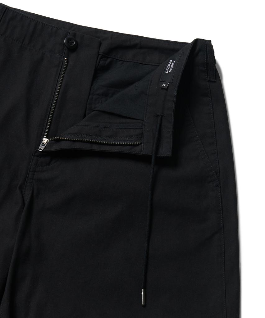 MUSINSA STANDARD Cotton Parachute Pants [Black]