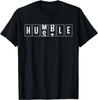 Αστείο T-Shirt Unisex με Οδόμετρο 'Hustle And Cool Humble'