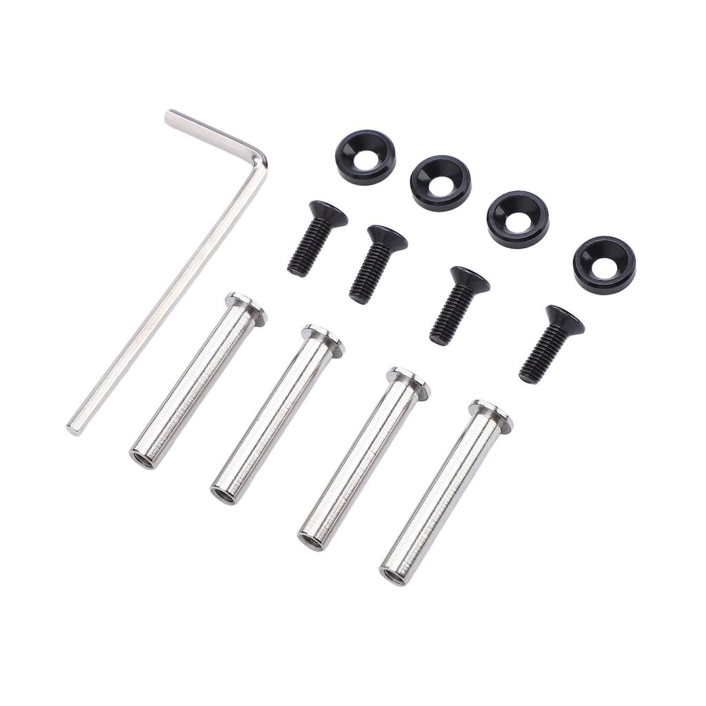 Computer Case Fan Screws Color Anodizing CPU Fan Screws Stainless Steel PC Cooling Fan Mount Screws Kit with Washers Black