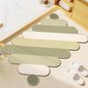 Quick-Dry, Non-Slip Absorbent Bathroom Mat - Customizable & Easy to Clean.