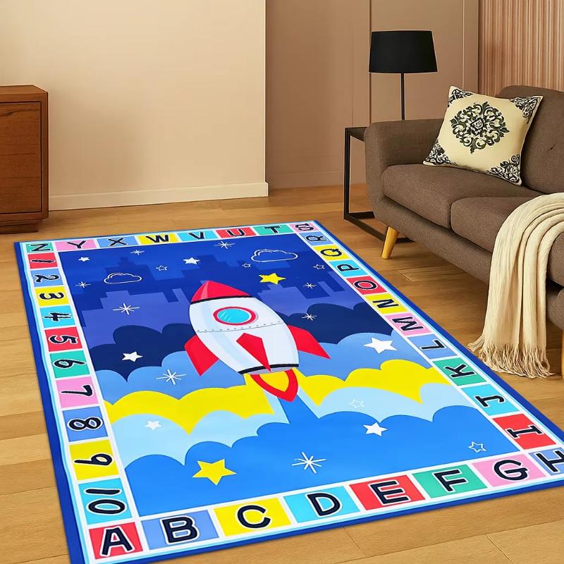Tapis de jeu numérique pour enfants, tapis de marelle pour salon, canapé, chambre à coucher, paillasson, décoration de cuisine, tapis de jeu antidérapant pour enfants