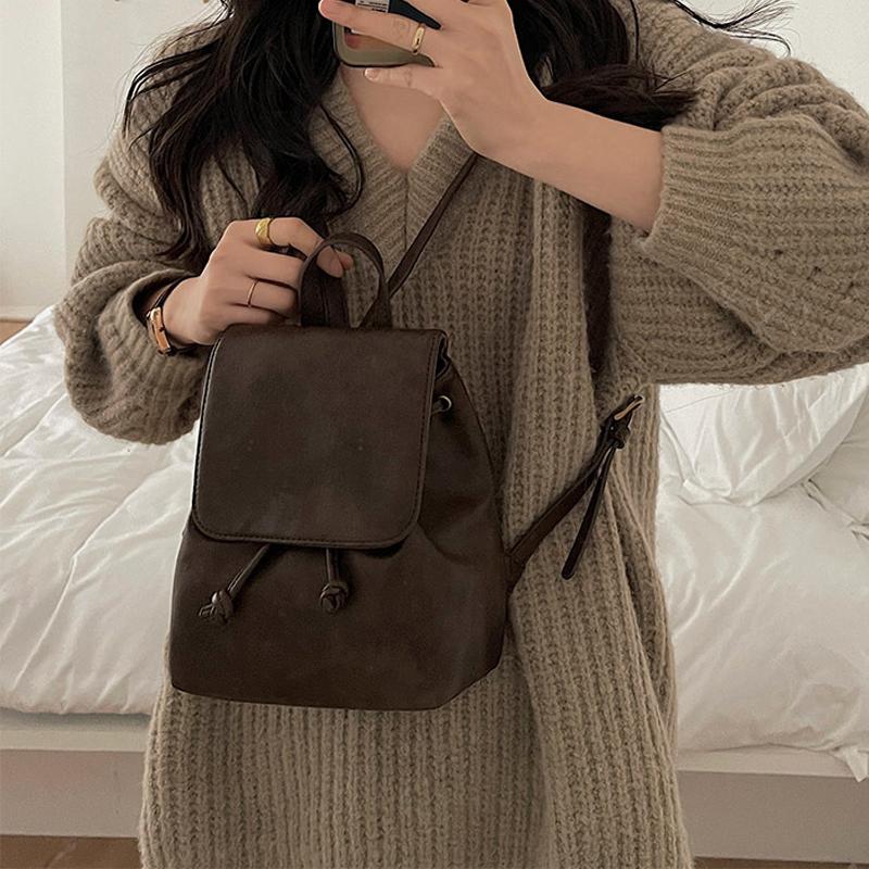 New Versatile Backpack Women's Small Retro Women's Handbag
