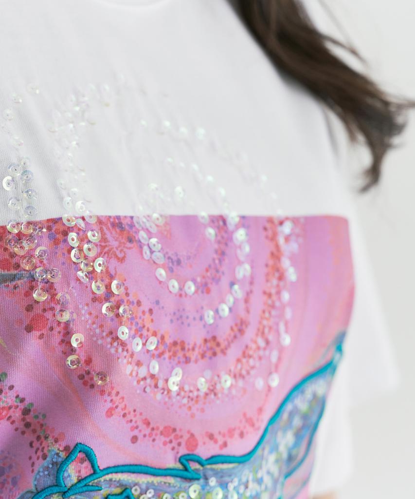 Peulleio Waterway T-Shirt _ Ivory