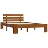 Solid Wood Bed Frame Honey Brown Pine 120 X 200 Cm