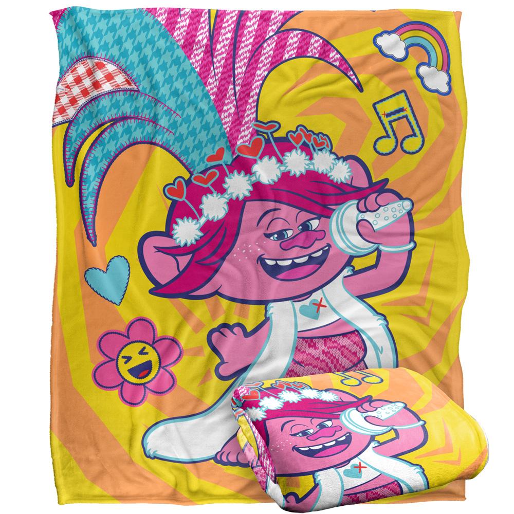 Trolls Sing It Loud Poppy Blanket