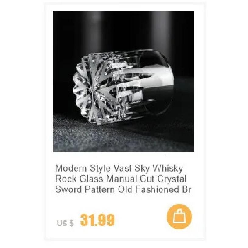 Peacock Open Screen Edo Kiriko Manual Cut Purple Crystal Glass Wine Snifter Brandy Tumbler Rock Glasses Whisky Cup Glassware