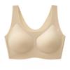 Fitness Sports Bra Summer Ultra Thin Ice Silk Traceless Bra Women's Breathable One Piece Tank Top Bra