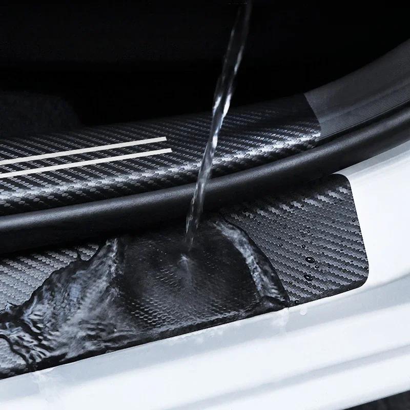 4Pcs Car Threshold Door Sill Protector Anti Scratch For Alfa Romeo Giulietta GT 159 147 156 Mito Brera Giulia F1 Stelvio Volan Neg855