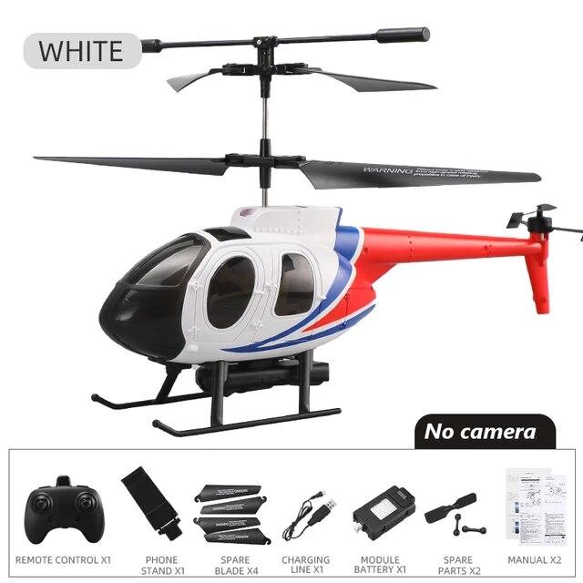 New RC Drone 6 Channel Military Helicopter LED Mini Drone with Camera HD 8K Wifi FPV Drone Remote Control Aircraft Toy Boys