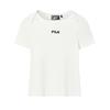 Original Mode Enkel Klassisk Retro Mångsidig Bekväm Vardaglig Stickad Smal Passform Kortärmad T-shirt Dam toppar F11W629105FWT