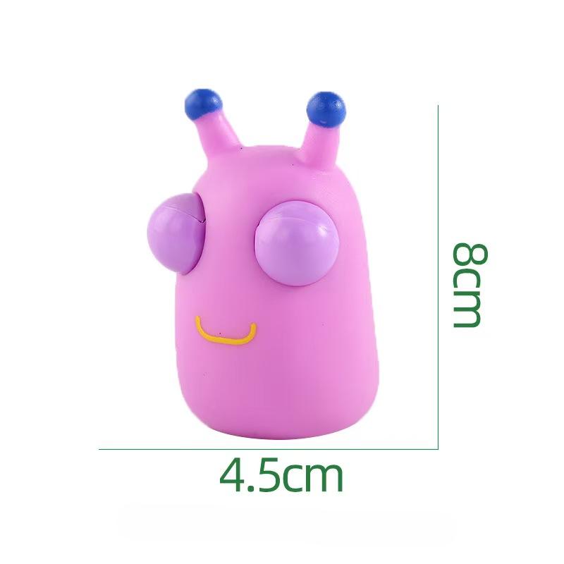 Creative Funny Eyeball Burst Squeeze Toy Green Eye Caterpillar Pinch Toys Adult Stress Relief Fidget Toy