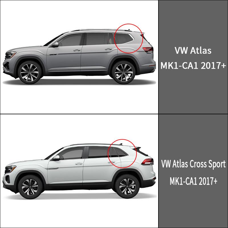 Volkswagen VW Atlas Cross Sport Window Visor Rain Shield Sunshade