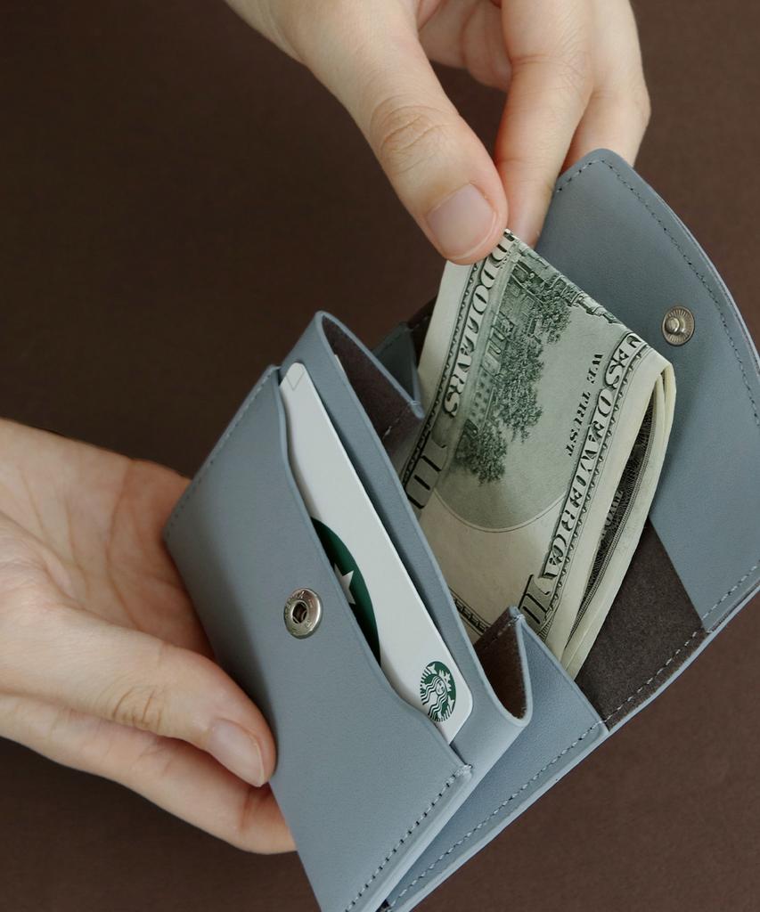Iconic Journey Half Wallet 6 Colors Card Holder Pouch