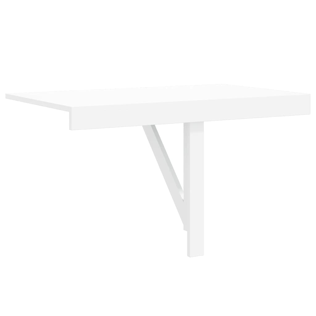 Vidaxl Foldable Wall Table, White, 100 X 60 Cm