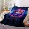 1pc FC Barcelona Soft Warm Throw Blanket Nap Blanket For Couch Sofa Office Bed Camping Travel,Comfortable