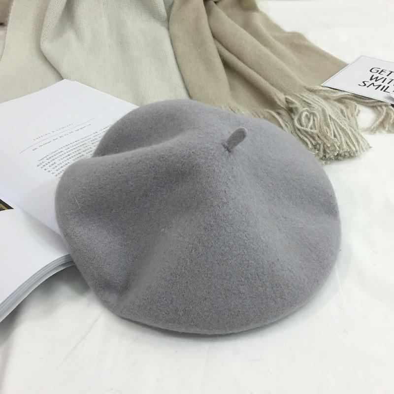 Sophisticated Wool Beret Hat For Women Elegant And Youthful Ideal For Travel And Outdoor Activities