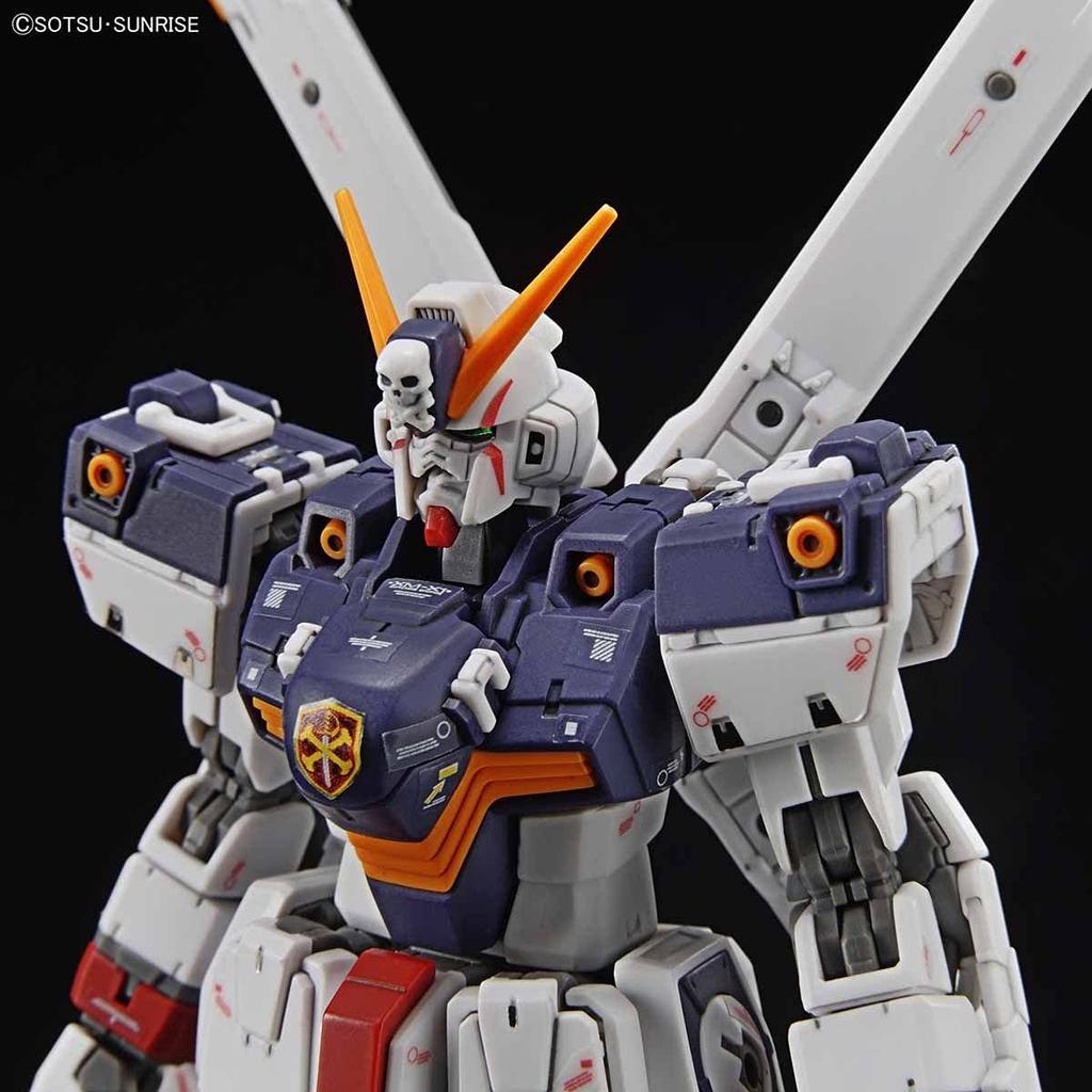 BANDAI SPIRITS RG Mobile Suit Crossbone Gundam Crossbone Gundam X1 πλαστικό μοντέλο κλίμακας 1/144 χρωματικά κωδικοποιημένο