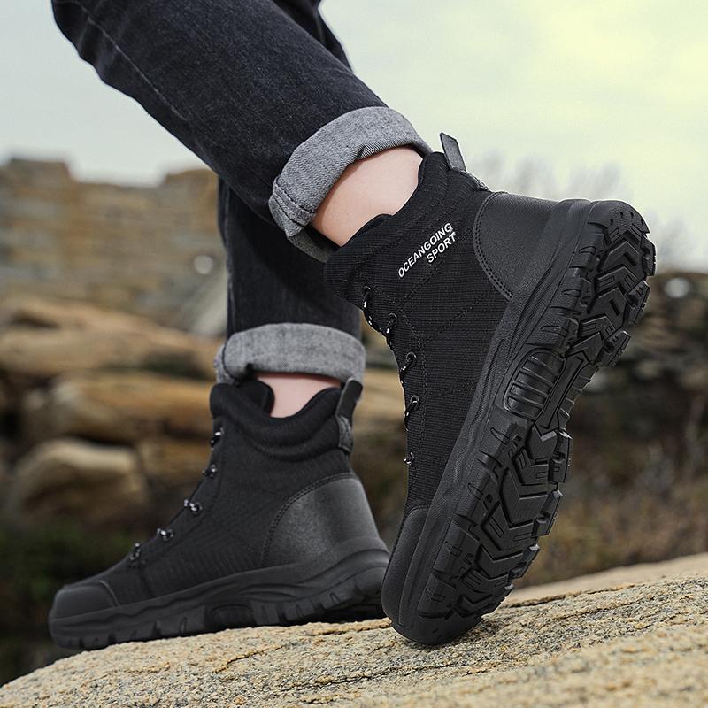 Lente / Herfst Heren Grote Maat Hoge Top Outdoor Wandelschoenen Sport Herenschoenen