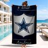 Serviette de plage Cowboys Drapeau Américain, Séchage Rapide, Facile d'Entretien, Convient aussi bien pour le Fitness que pour les Vacances à la Plage, Essentiel de Sport