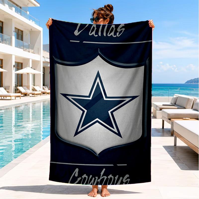 Serviette de plage Cowboys Drapeau Américain, Séchage Rapide, Facile d'Entretien, Convient aussi bien pour le Fitness que pour les Vacances à la Plage, Essentiel de Sport